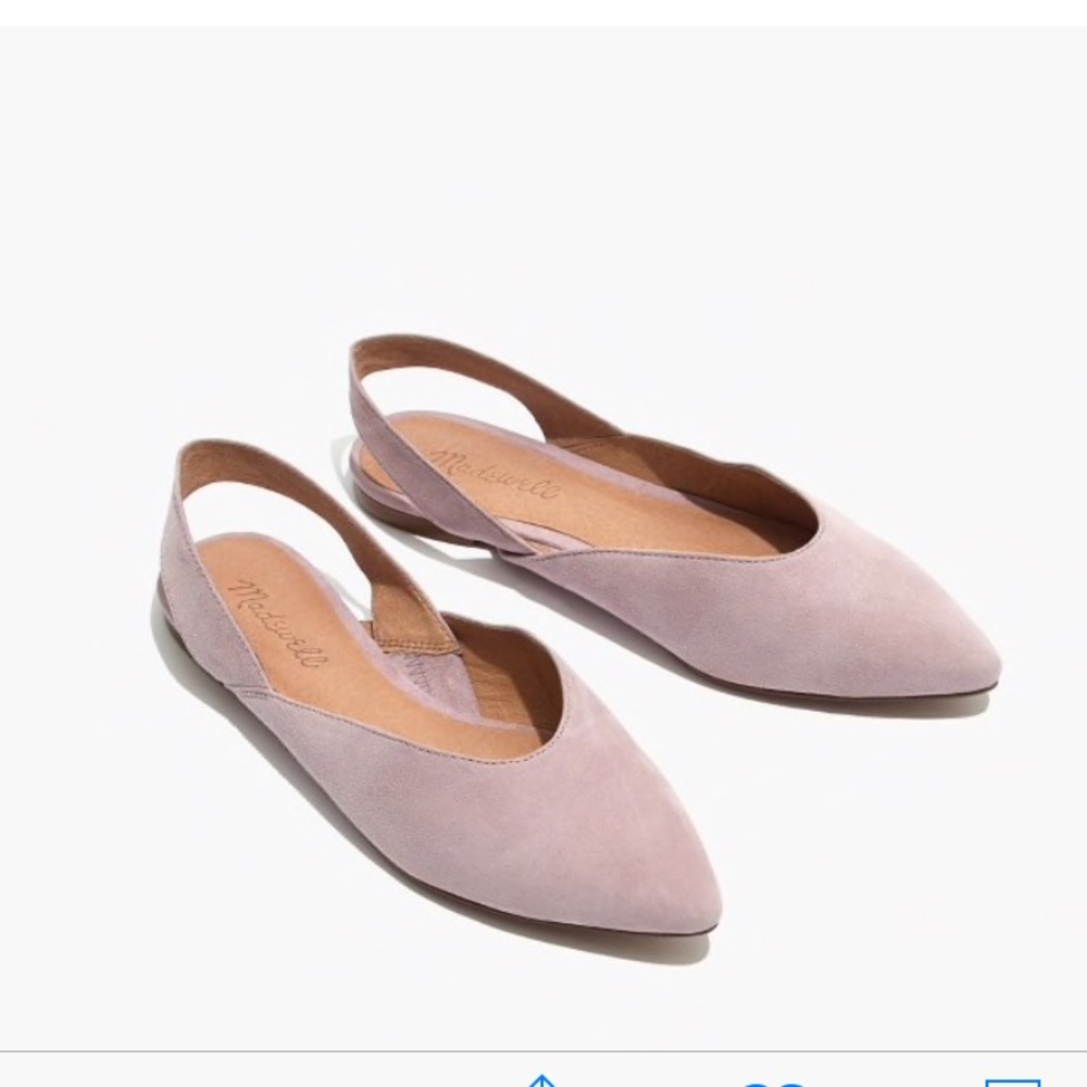 Madewell The Ava Suede Slingback